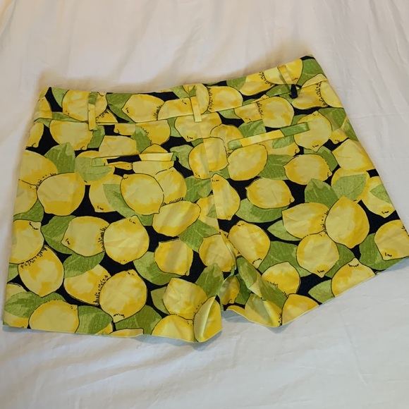 Ann Taylor Lemon Print Shorts - Picture 3 of 3